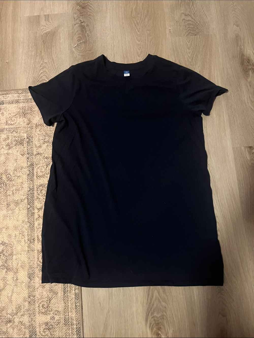 Old Navy Women's Black Short Sleeve Tee Dress